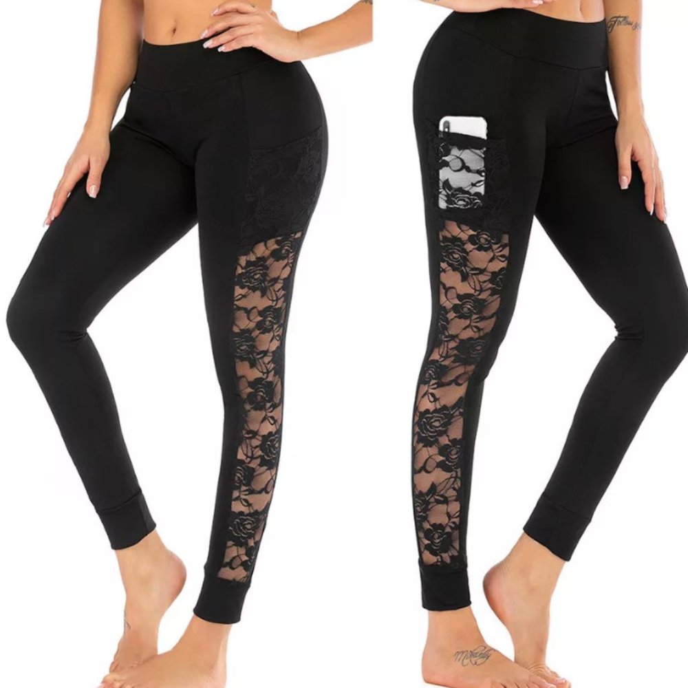 Sexy  Pants Leggings with cell phone Pocket.